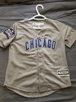 Javier Baez Chicago Cubs Grey Jersey YOUTH