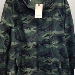 NOMAD BY CRAFT & FLOYD CLOTHING MEN'S FRONT FULL ZIPPER THICK HOODIE JACKET FRONT POCKET CAMOUFLAGE SIZE LARGE BRAND NEW WITH TAGS CHECK OUT MY OFFERS