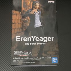 Eren  Jaeger Figure Attack on Titan (Final Season) Statue - Banpresto Bandai
