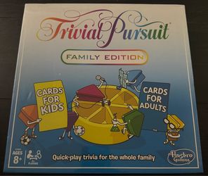 Brand New “Trivial Pursuit Family Edition” Board Game