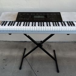 Casio Piano CTK-4200 Standard Keyboard Portable with Stand Adjustable Black 