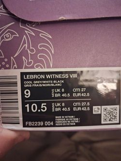 Brand new never worn with original box Lebron witness VIII