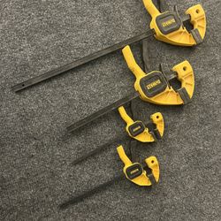 Dewalt Wood Clamps 18“ 12”And 2-6”