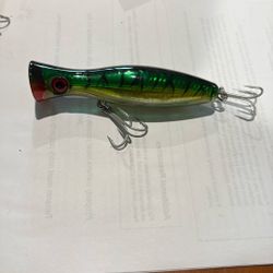 40g (1.4 Oz) Saltwater Popper Fishing Lure Green