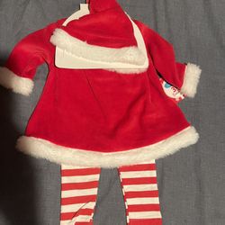 Baby Girl 3pc. Christmas Set Size 3/6 Months