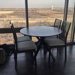 Table and 4 chairs