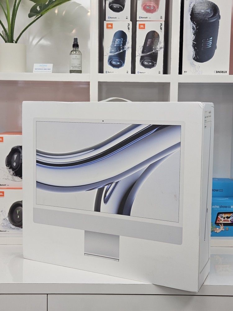 Apple iMac 24" All-in-One | M3 Chip (8-Core CPU | 8-Core GPU | 8GB RAM | 256GB SSD)- $5 Today and Rest Later! Message us now