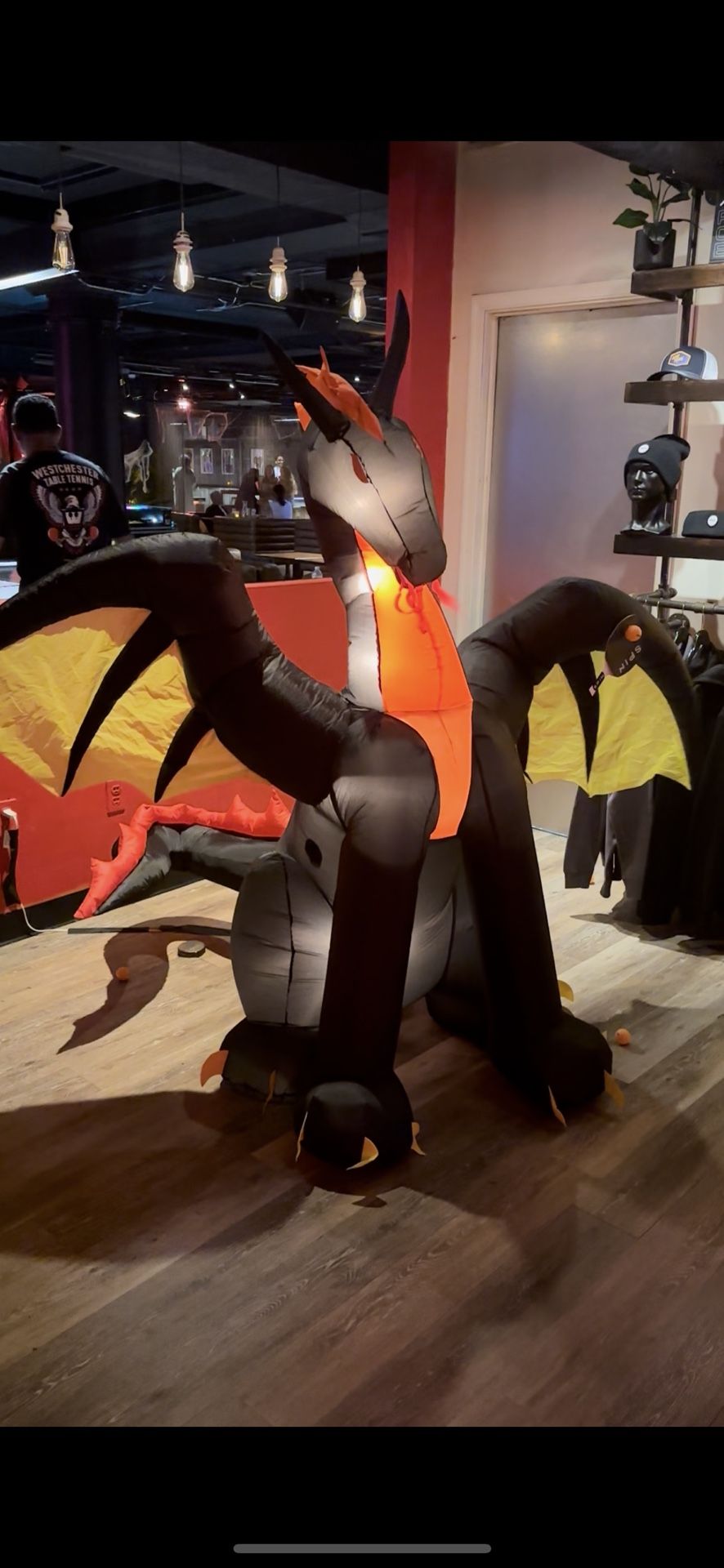 Plug In Inflatable Dragon For Decoration