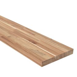 Solid Wood Butcher Block Shelf 48 in.