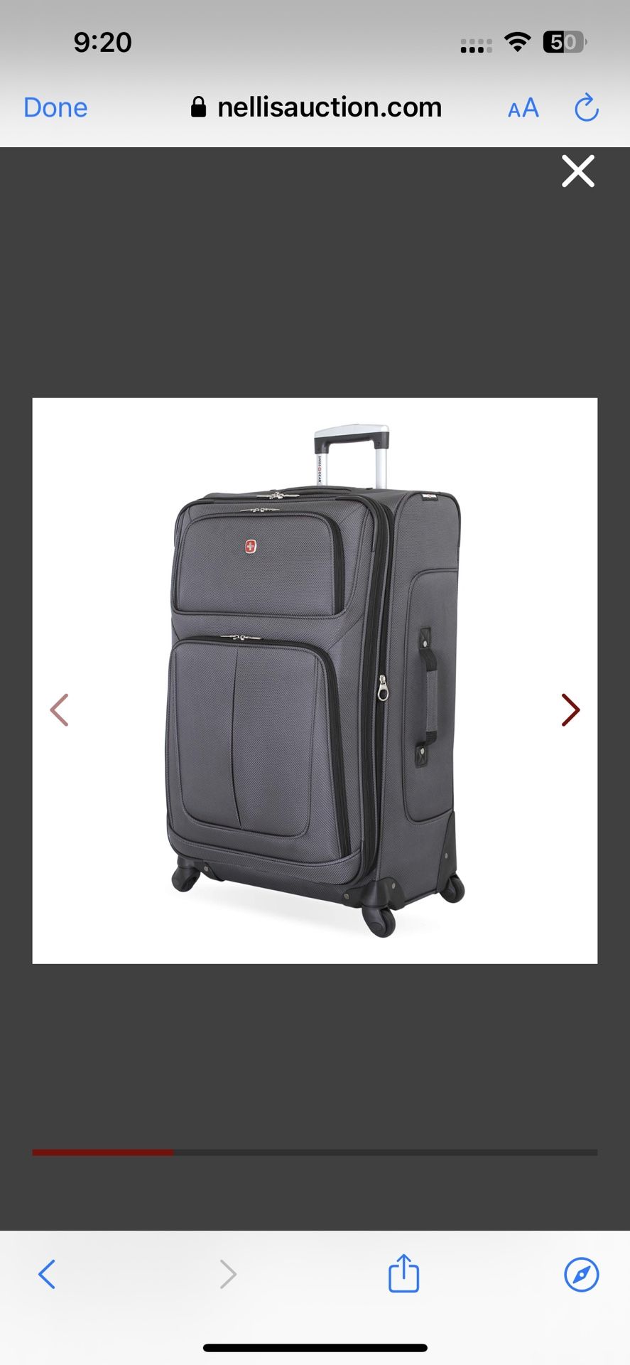 SwissGear Sion Softside Expandable Roller Luggage, Dark Grey, Checked-Large 29-Inch Checked-Large 29-Inch Dark Grey