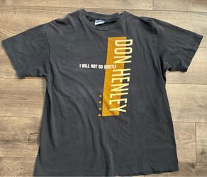 Vintage T-shirt Don Henley I Will Not Go Quietly 1989 Tour Rock Single Stitch XL