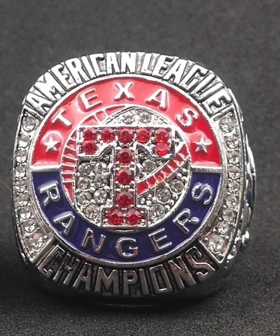 Texas Rangers 2011 AL Champions Ring Size 11