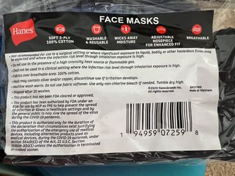 Pack Of 6 Cloth Face Mask