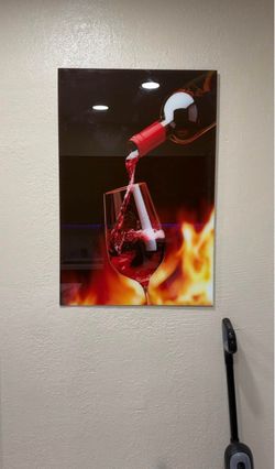 Red Wine Pour Wall Art Print