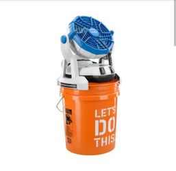 NEW Arctic Cove 18-Volt 2 Speed Misting Bucket Top Fan or Use with Hose - Wireless, Uses Ryobi Batteries Too