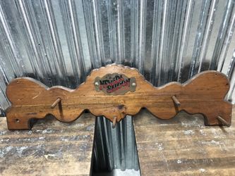 Hat Rack- Nevada Saloon - Wood- 36”L x 10”H