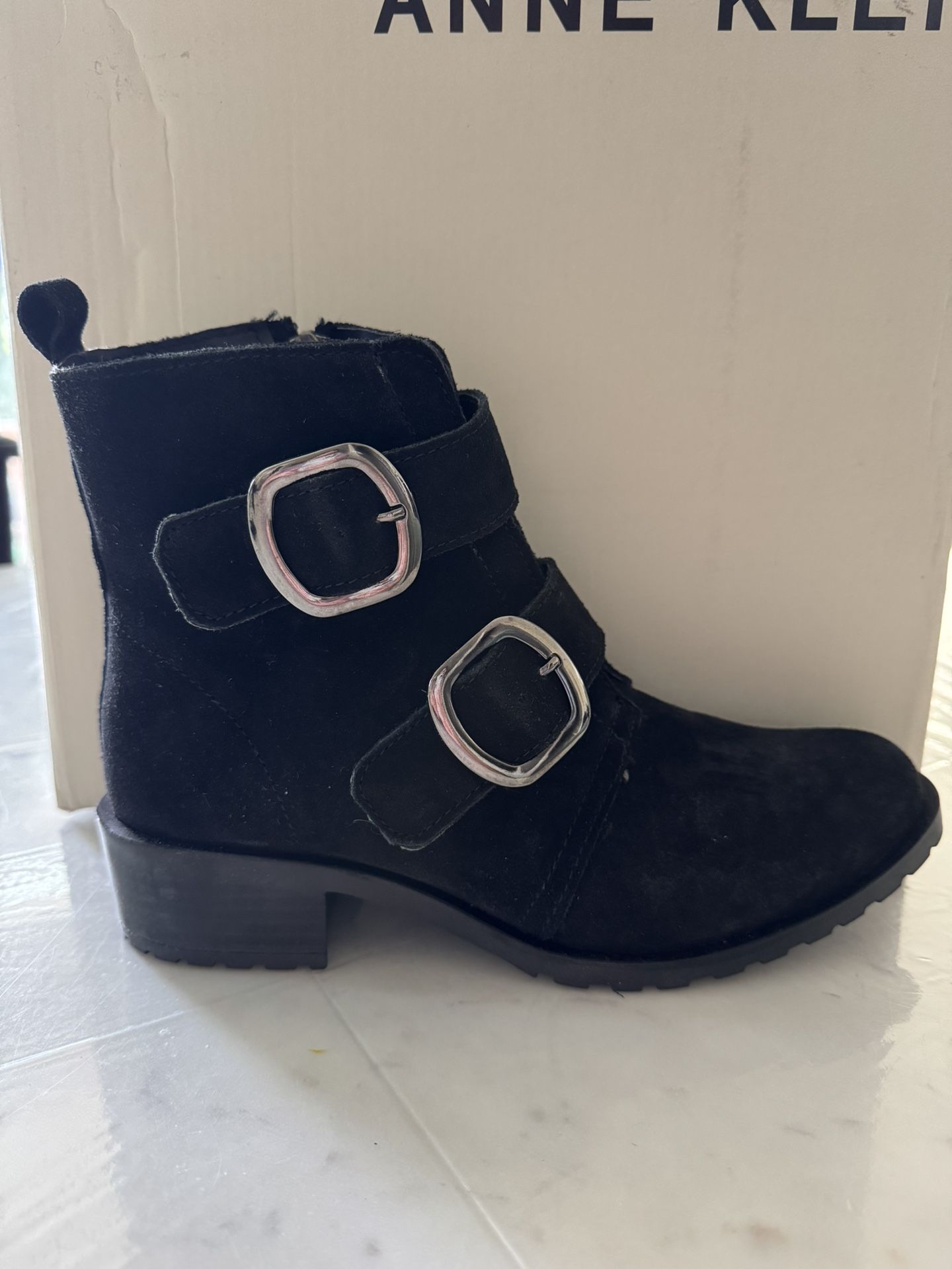 Anne Klein Suede Boots Size 7 New Womens