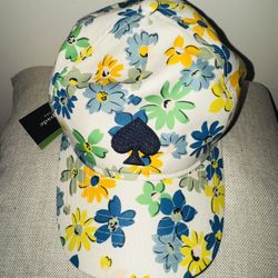 KATE SPADE NEW YORK Floral Cotton Baseball Cap