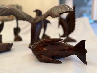Hardwood Animals Hand Carved Gift Shop Quality