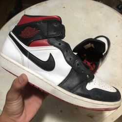 Jordan 1 Gym Red Black White