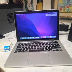 MacBook Pro 13" Retina i5 8Ram 256SSD Monterey-office 