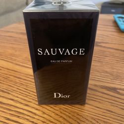 Dior Sauvage by Christian Dior EDP For Men 100 ml 3.4 fl oz  Sealed in Box Proof Of Purchase 