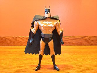 Batman Animated Series 5” Figure DC Comics Mattel 2003 Gold & Black Cyber Suit - SHIPPING AVAILABLE