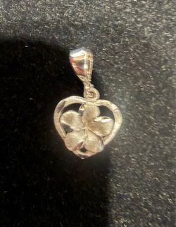 Gold Plumeria Pendant