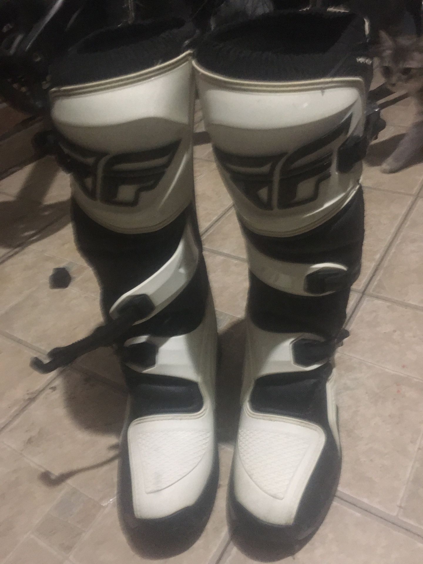 Maverick Fly Racing Dirt Bike Boots Size 8