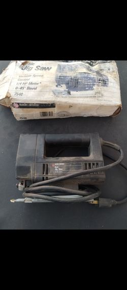 Black and decker basic jig saw $15