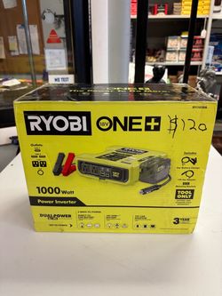 RYOBI ONE+ 18V 1000-Watt Power Inverter – Portable Power – New in Box