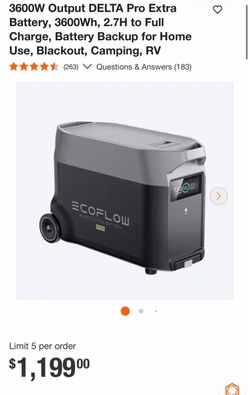 3600W Output DELTA Pro
