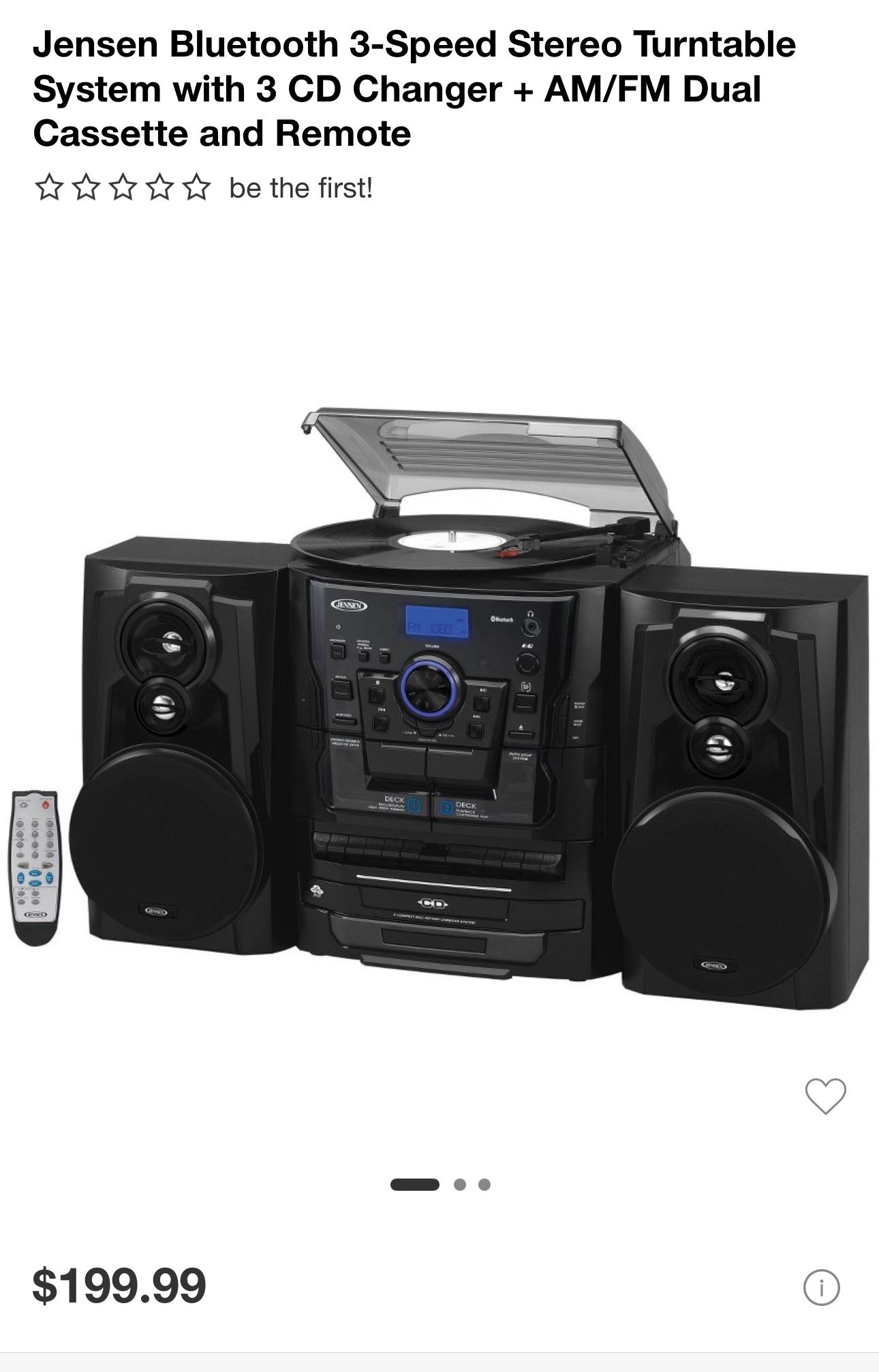 Jensen Bluetooth Speaker 