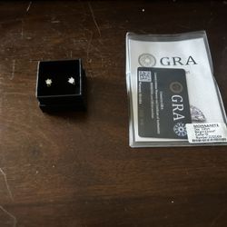 VVS1 MOISSANITE DIAMOND STUF EARRINGS