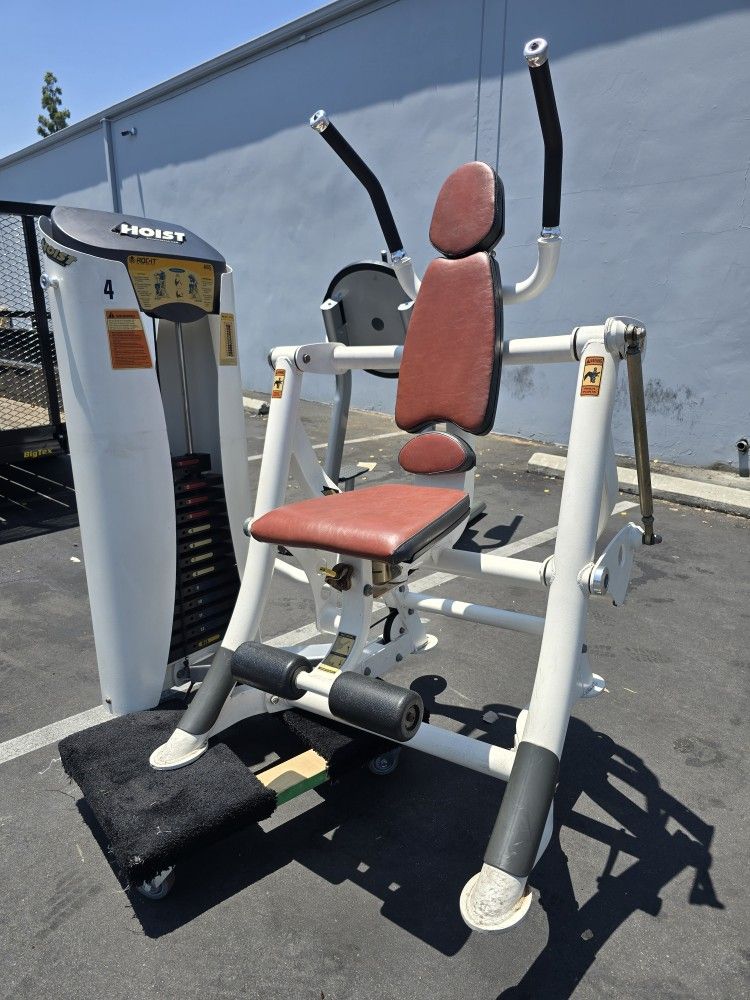 Hoist roc it ab crunch with Swivel seat workout fitness commercial gym equipment exercise weight