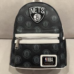 NBA Brooklyn Nets Logo Mini Backpack