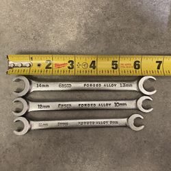 Easco Metric Line Wrenches 