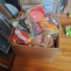 Lot Of 34 Original Beanie Babies