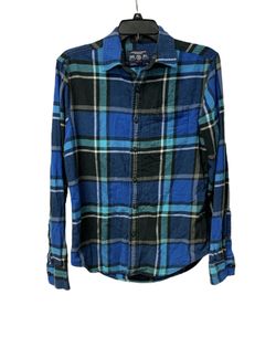 American Eagle Outfitters Women’s Plaid Flannel Button Up Shirt Size Small