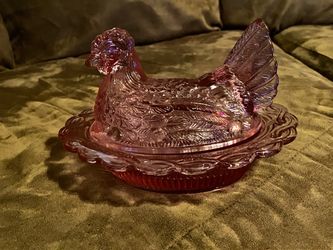 Mosser Hen on Nest Pink Opal/Lavender Ice