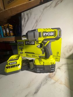 ONE+ 18V Cordless 1/2 in. Impact Wrench Kit with 4.0 Ah Battery and Charger