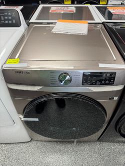 Champagne Samsung Electric Dryer 7.5 Cu Ft Units are new open box scratch and dent