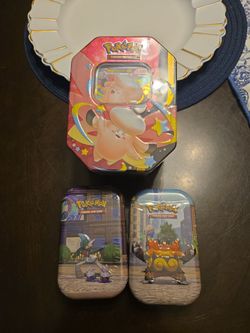 Pokemon tins