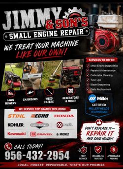 Small engine repair basic auto diagnostics