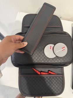 Arm Rest And Seat Belt Cover Set (with Extras)