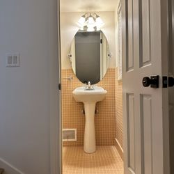 Large Oval Mirror