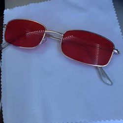 Red Lensed Glasses