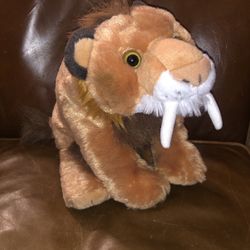 Wild republic, plush, sabertooth, tiger
