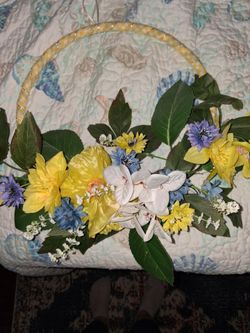 A adorable beautiful wreath with lights