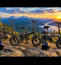 Like New Electric Bike small Black One 20mph $325!. The sport One Ebike 25mph $400! & grey One is More new is $450!. All 3 for $1000! Or Trade up are 